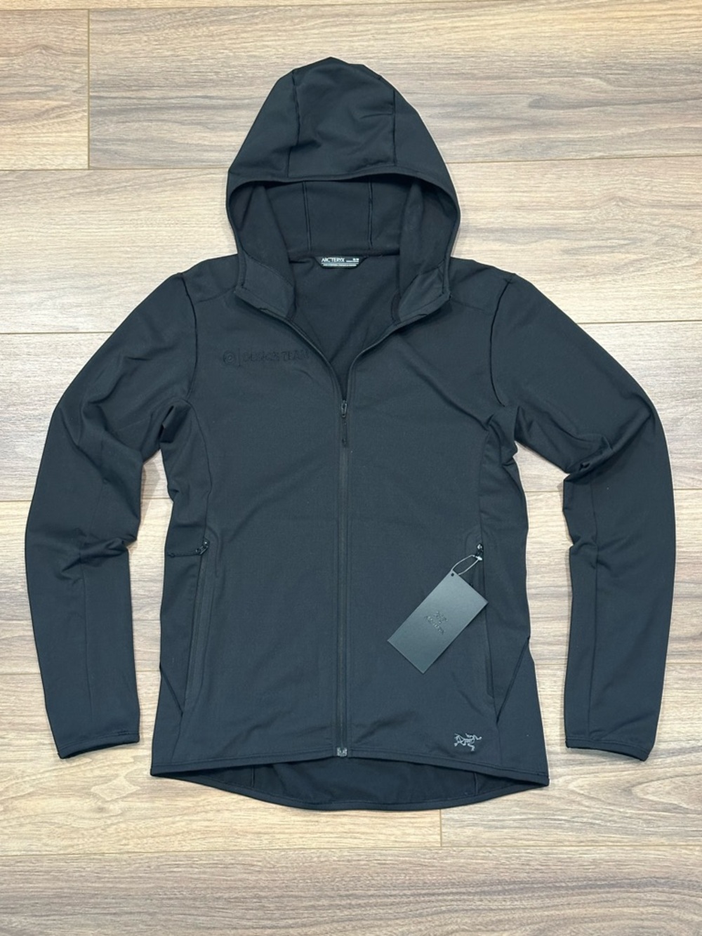 NEW Arc’teryx Kyanite LT Hoody with Logo in Black Size Medium